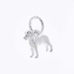 Labrador Personalised Silver Dog Tag Necklace