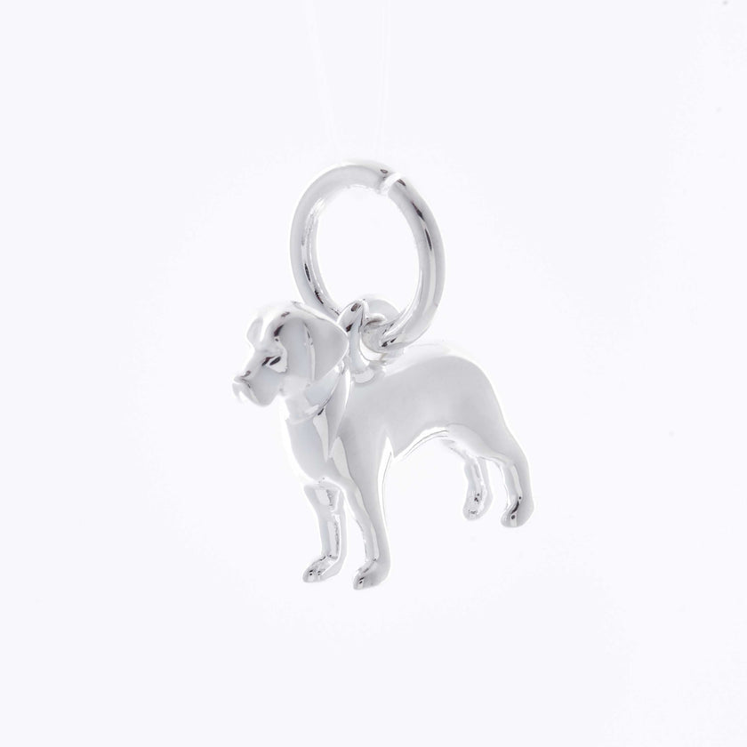 Labrador Personalised Silver Dog Tag Necklace