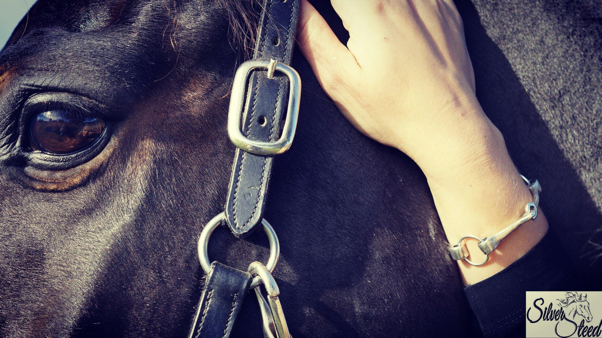 Silver Steed Large All About Snaffle Bracelet 3