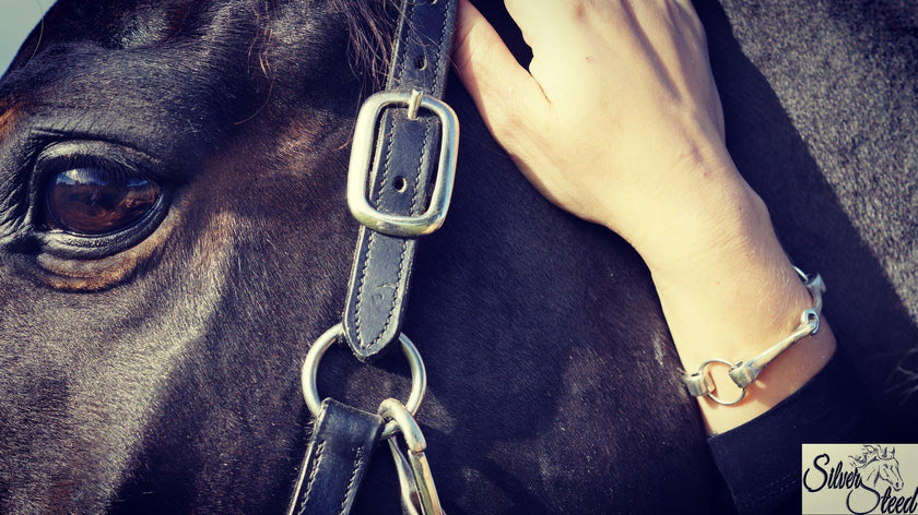 Silver Steed Large All About Snaffle Bracelet 3