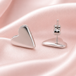 Large Heart Studs