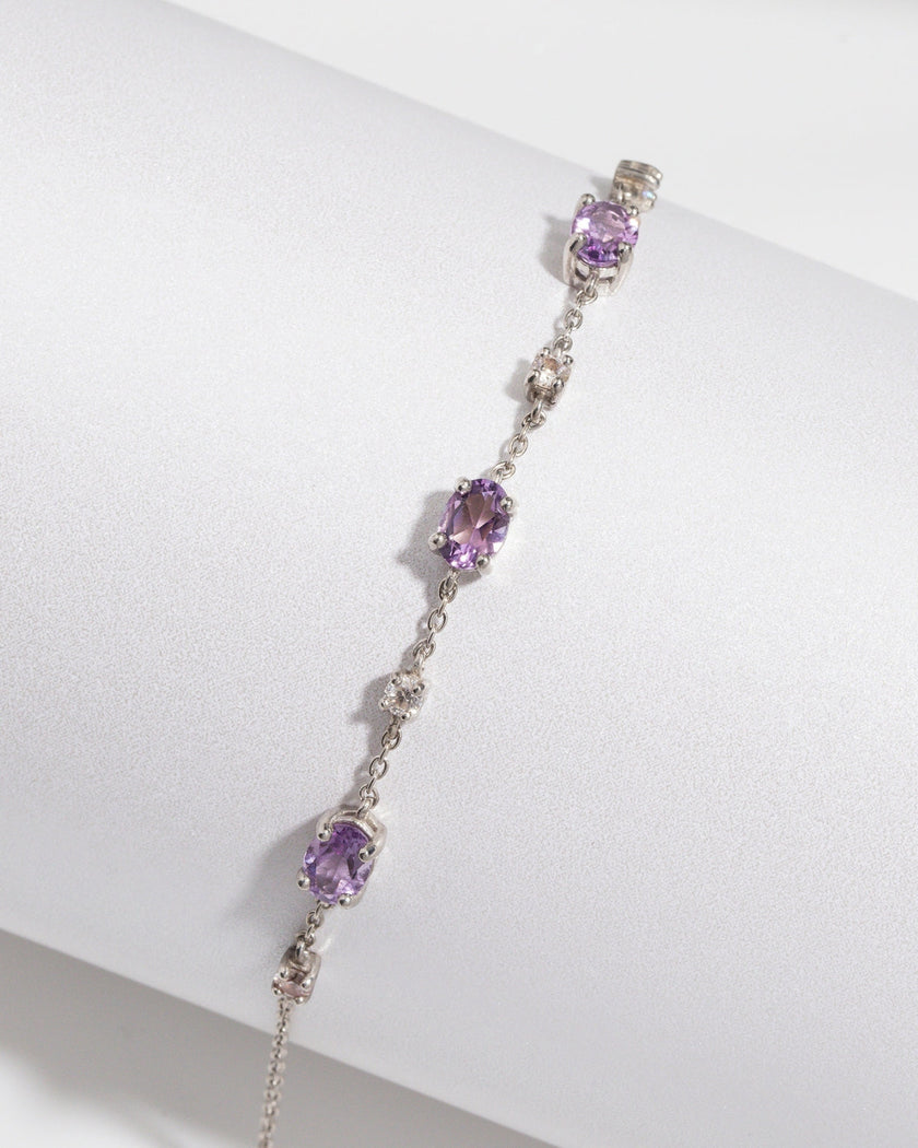 Essentielles Amethyst-Schmuckset aus Sterlingsilber