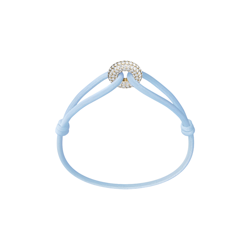 Golden Soho Pavé Cord Bracelet