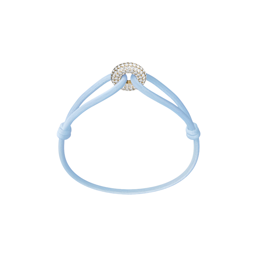 Goldener Soho Pavé Kordelarmband