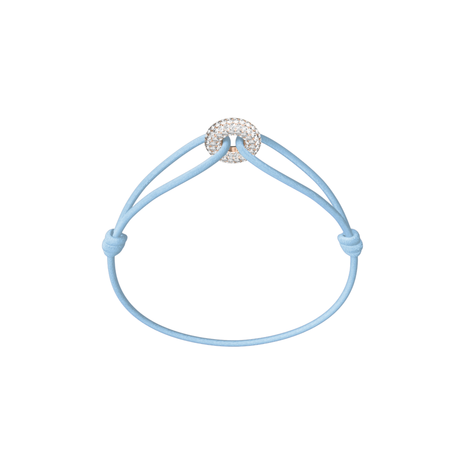 Mini Rose Soho Pavé Cord Bracelet