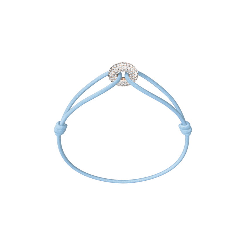 Mini Rose Soho Pavé Cord Bracelet
