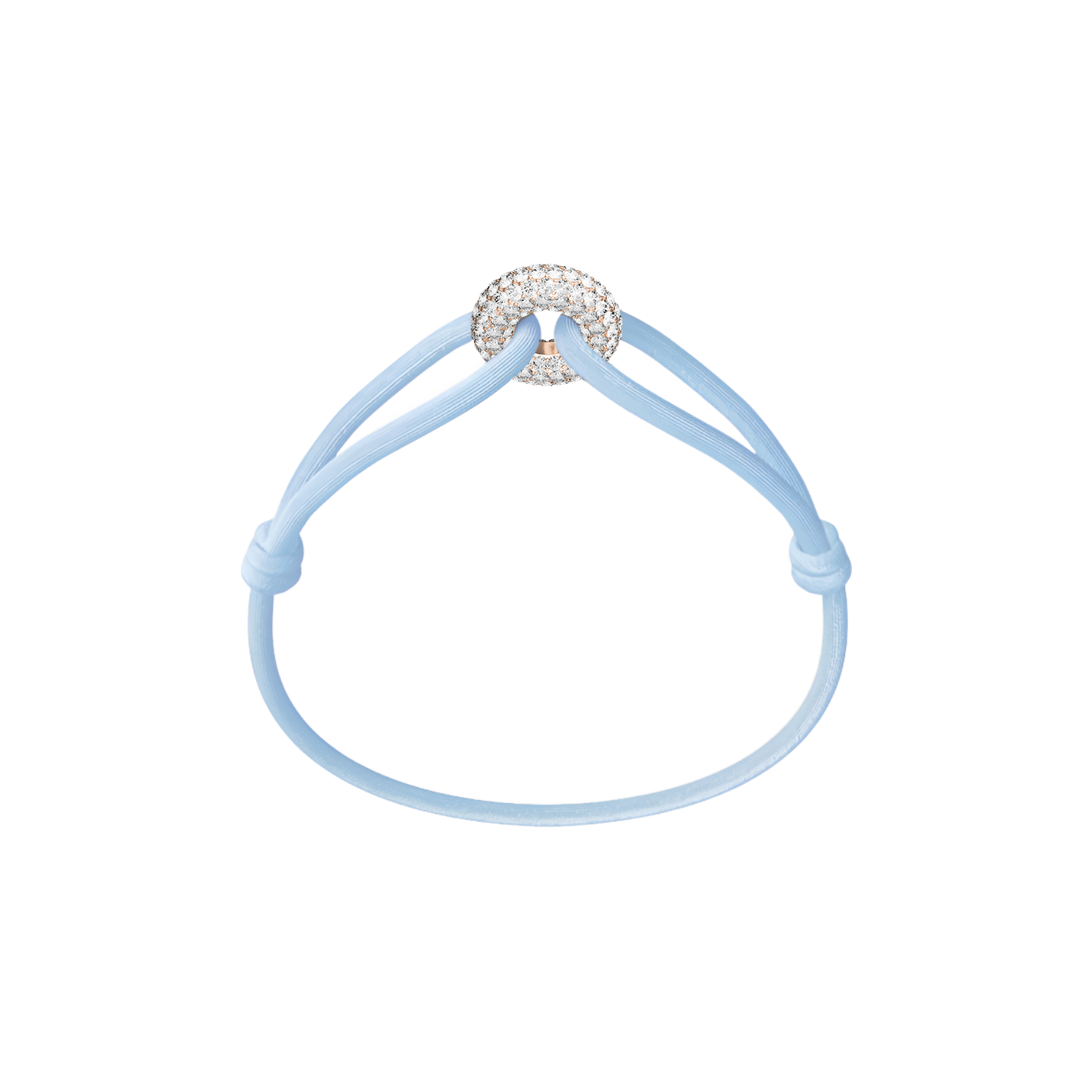 Rose Soho Pavé Cord Bracelet