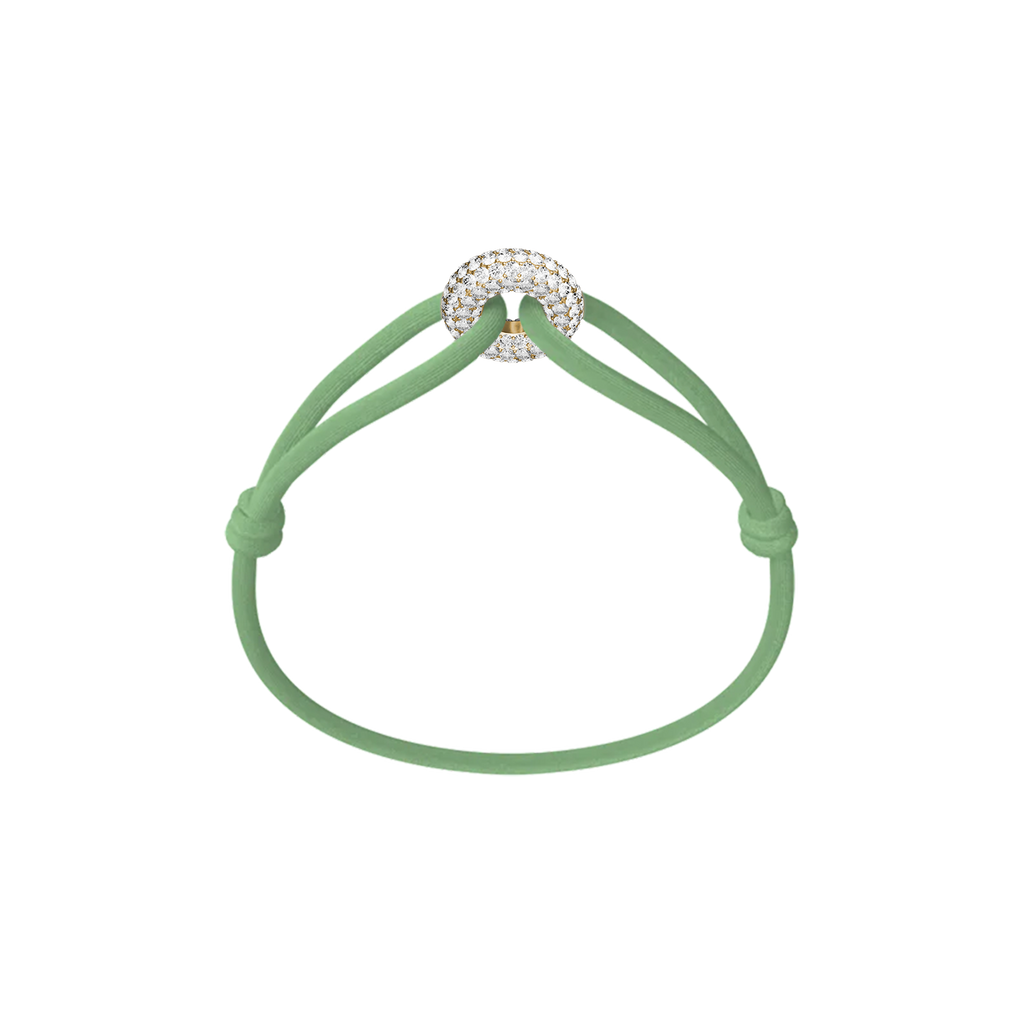 Golden Soho Pavé Cord Bracelet