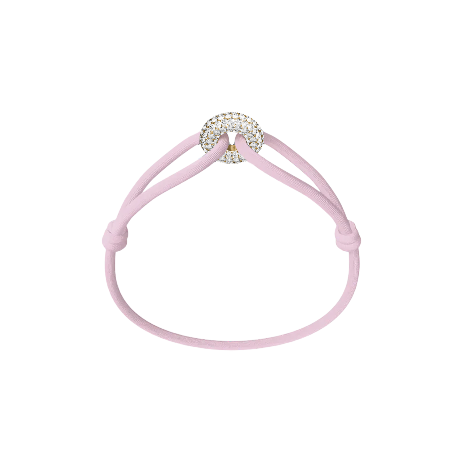 Golden Soho Pavé Cord Bracelet