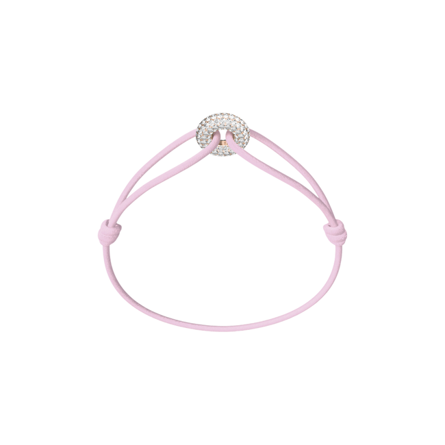Mini Rose Soho Pavé Kordelarmband