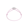 Mini Silver Soho Pavé Cord Bracelet