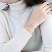 Silbernes Soho-Diamantkordelarmband