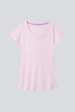 Scoop Neck Cotton Modal T-Shirt