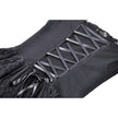 Dark in Love Lilinoe Goth Dress - Off Shoulder Lace-Up Back