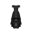 Dark in Love Lilinoe Goth Dress - Off Shoulder Lace-Up Back