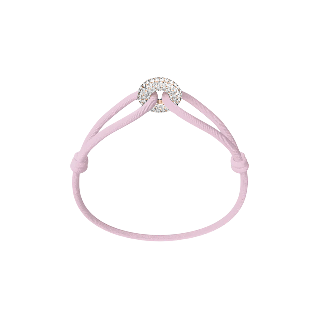 Rose Soho Pavé Cord Bracelet