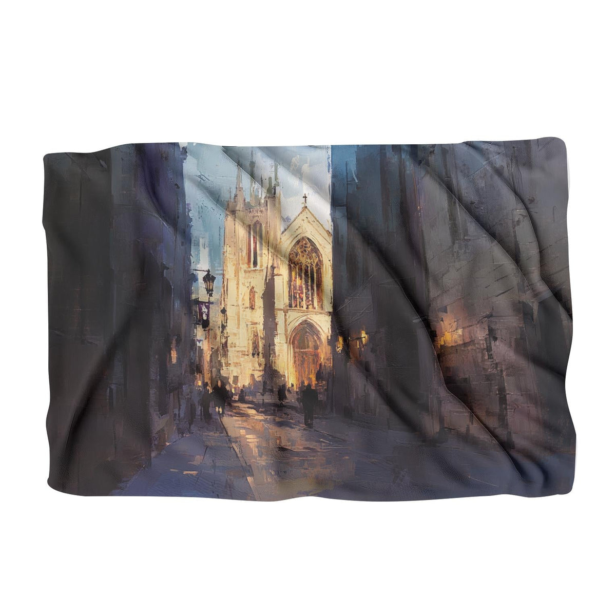 Canterbury Cathedral Twilight Blanket