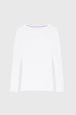 Long Sleeve Crew Neck Cotton Modal T-shirt