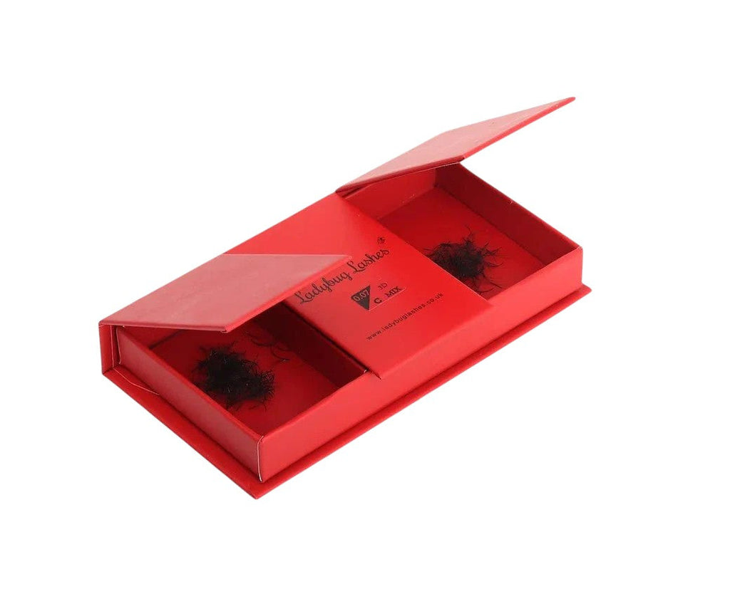 Loose Promade Premade Fans Mixed Box Smaller Sizes 3d-7d