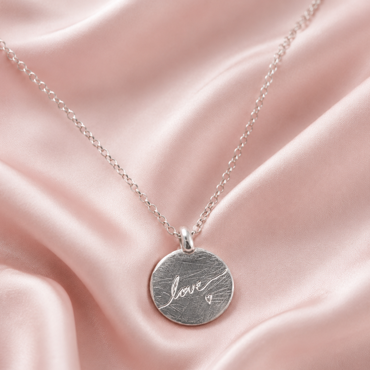 Love Disc Necklace