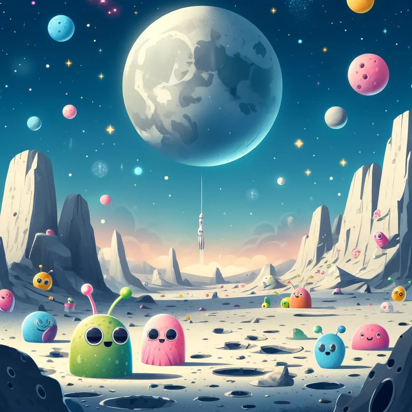 Lunar Playground Canvas