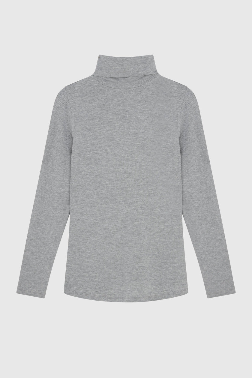 Roll Neck Micro Modal Top