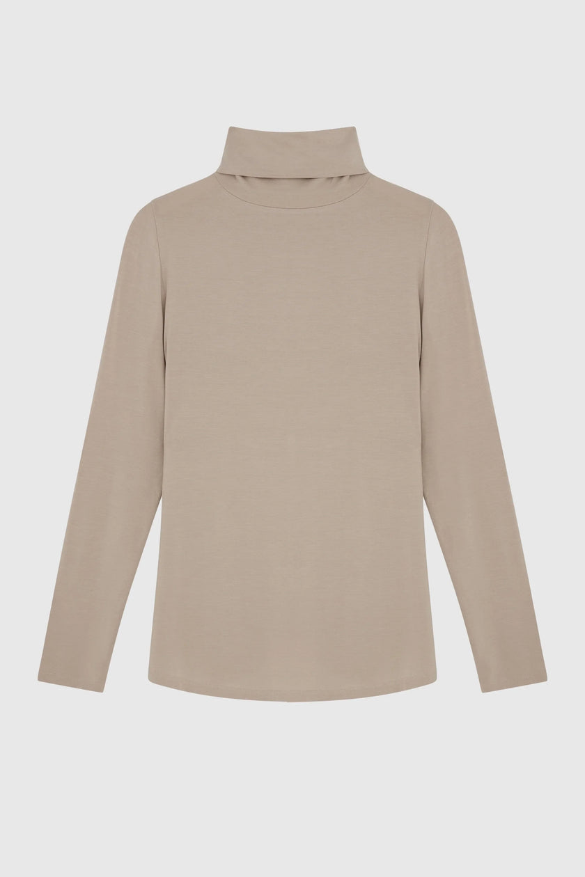 Roll Neck Micro Modal Top
