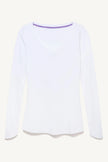 Long Sleeve V Neck Cotton Modal T-shirt