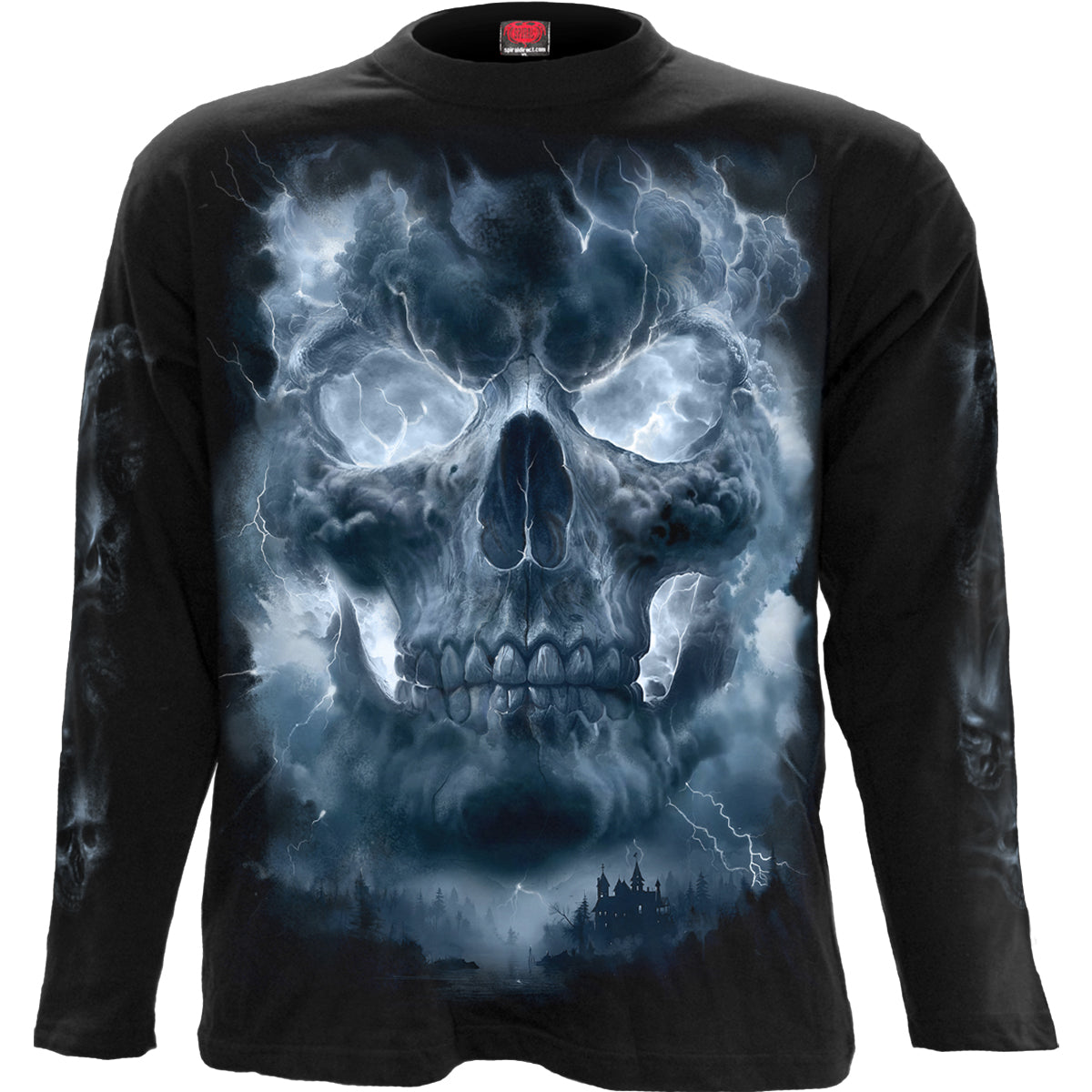 GRAVE SKIES - Longsleeve T-Shirt Black