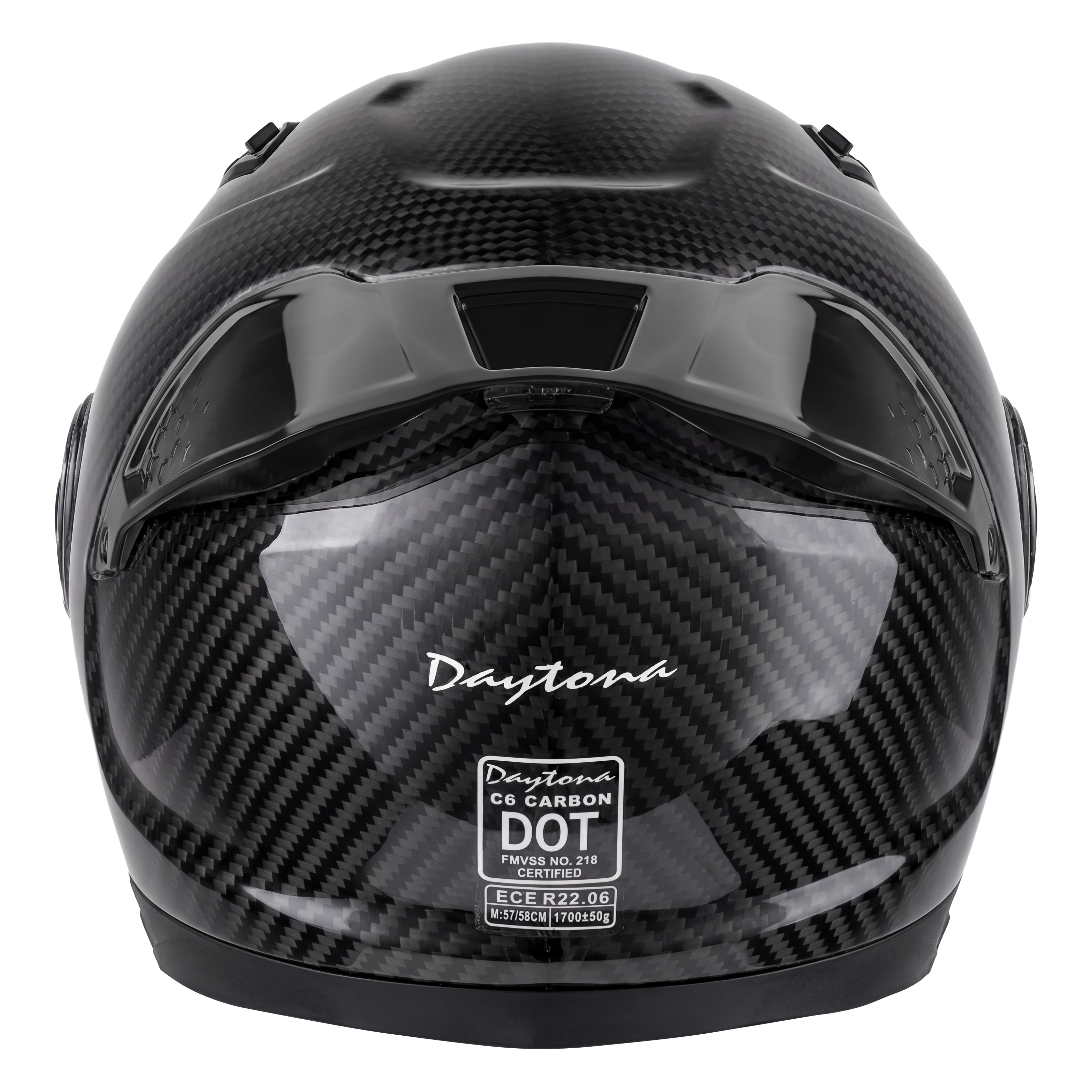 D.O.T. & ECE Daytona C6- Grey Carbon Fiber