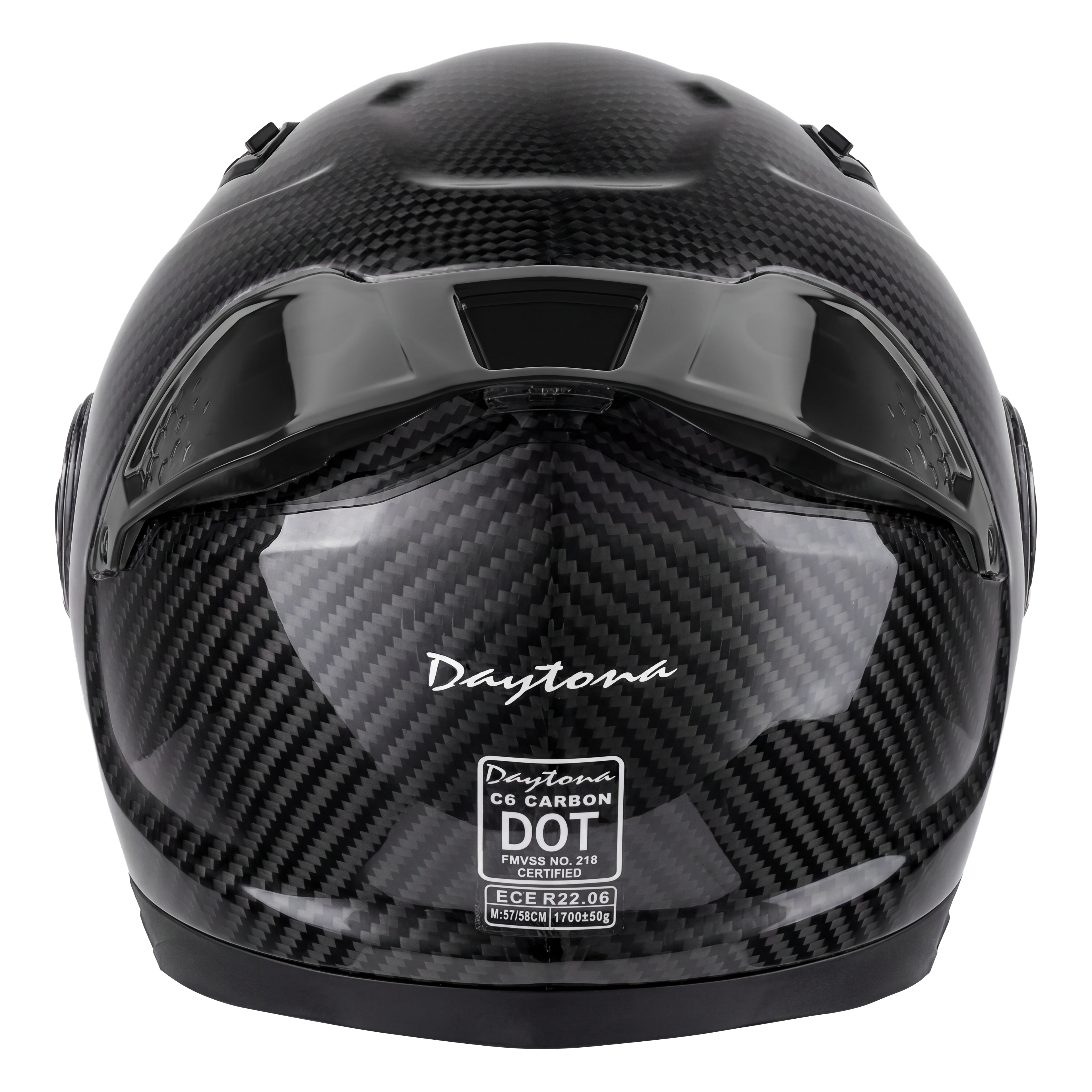 D.O.T. & ECE Daytona C6- Grey Carbon Fiber