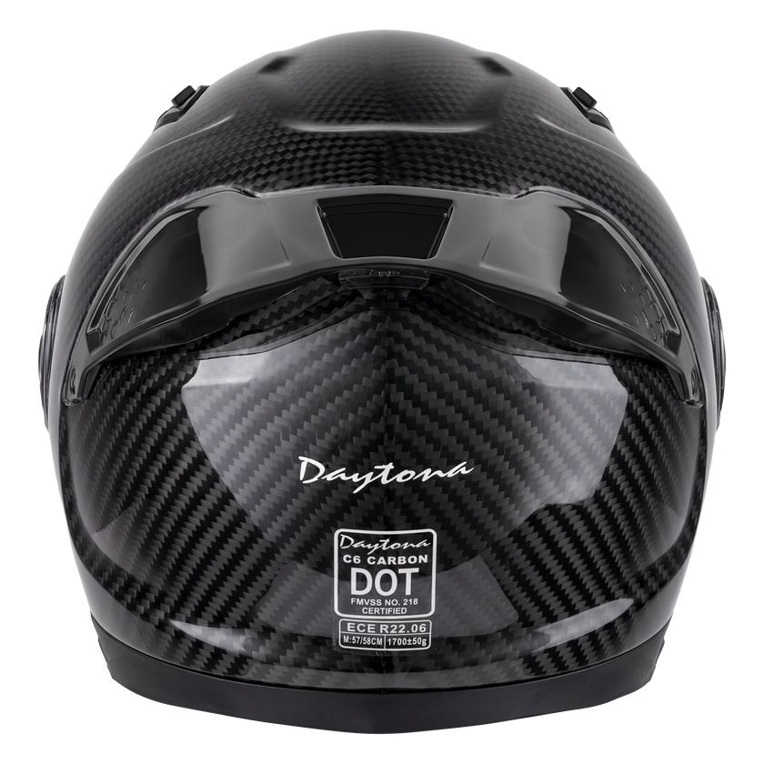 D.O.T. & ECE Daytona C6- Grey Carbon Fiber