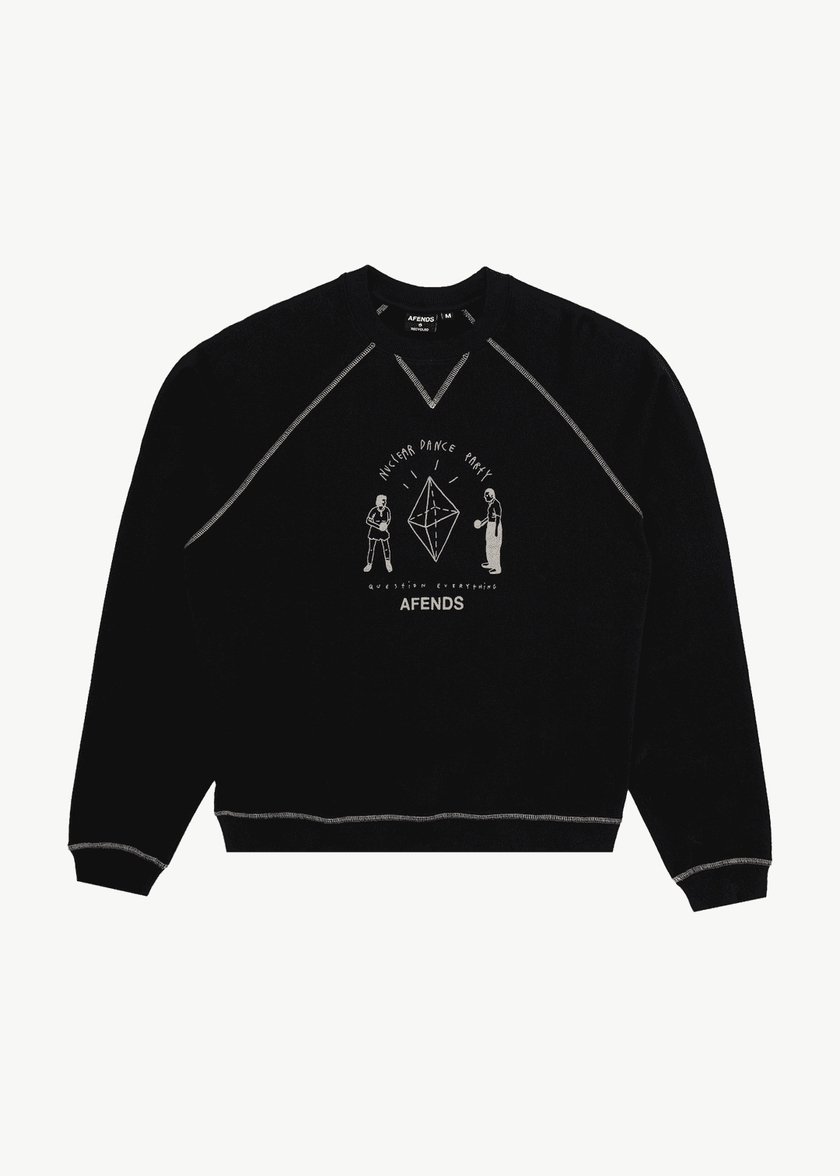 Sudadera Afends Dance Party con cuello redondo