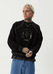 Sudadera Afends Dance Party con cuello redondo