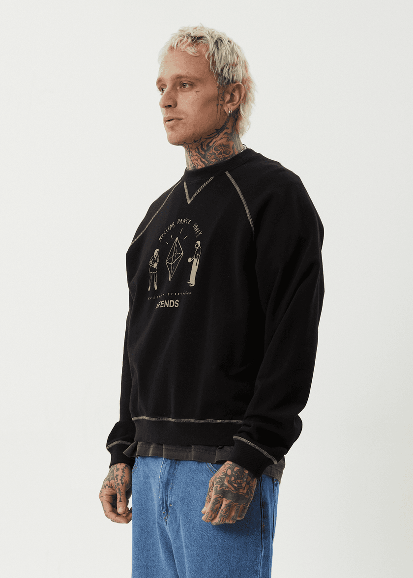 Sudadera Afends Dance Party con cuello redondo