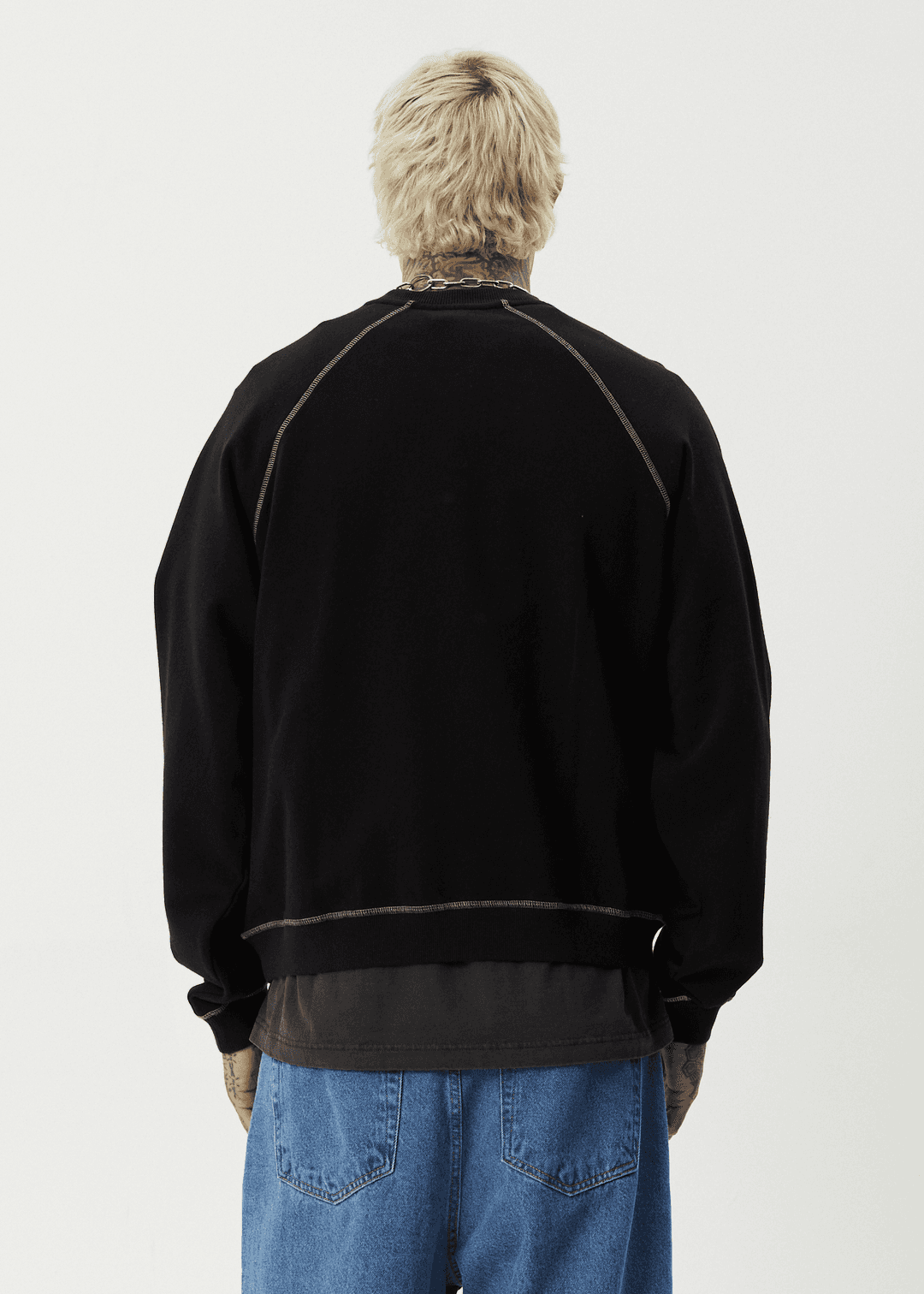Sudadera Afends Dance Party con cuello redondo