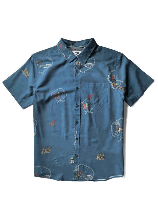 Košile s krátkým rukávem Vissla Soren Wavy West Eco