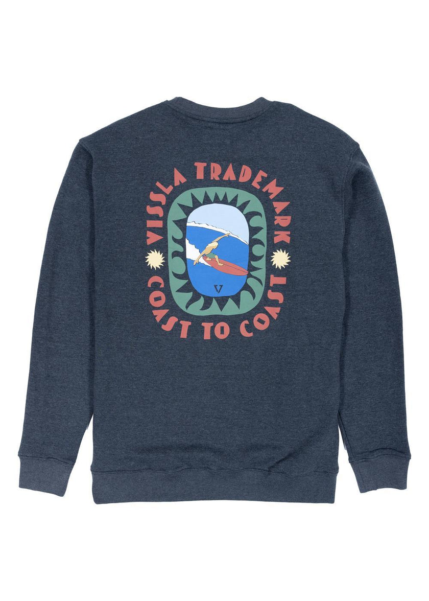 Vissla Coastal Life Eco Fleece Crewneck