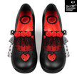 Chocolaticas® Melancholy - Gothic Rose & Lace Mid Heels