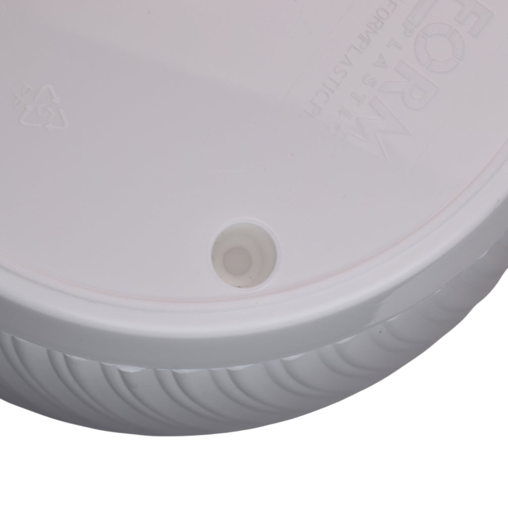 Mika Pot with Saucer 170mm White