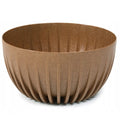 Mira Bowl Pot, Insert and Hole with Plug 240mm Eco Wood