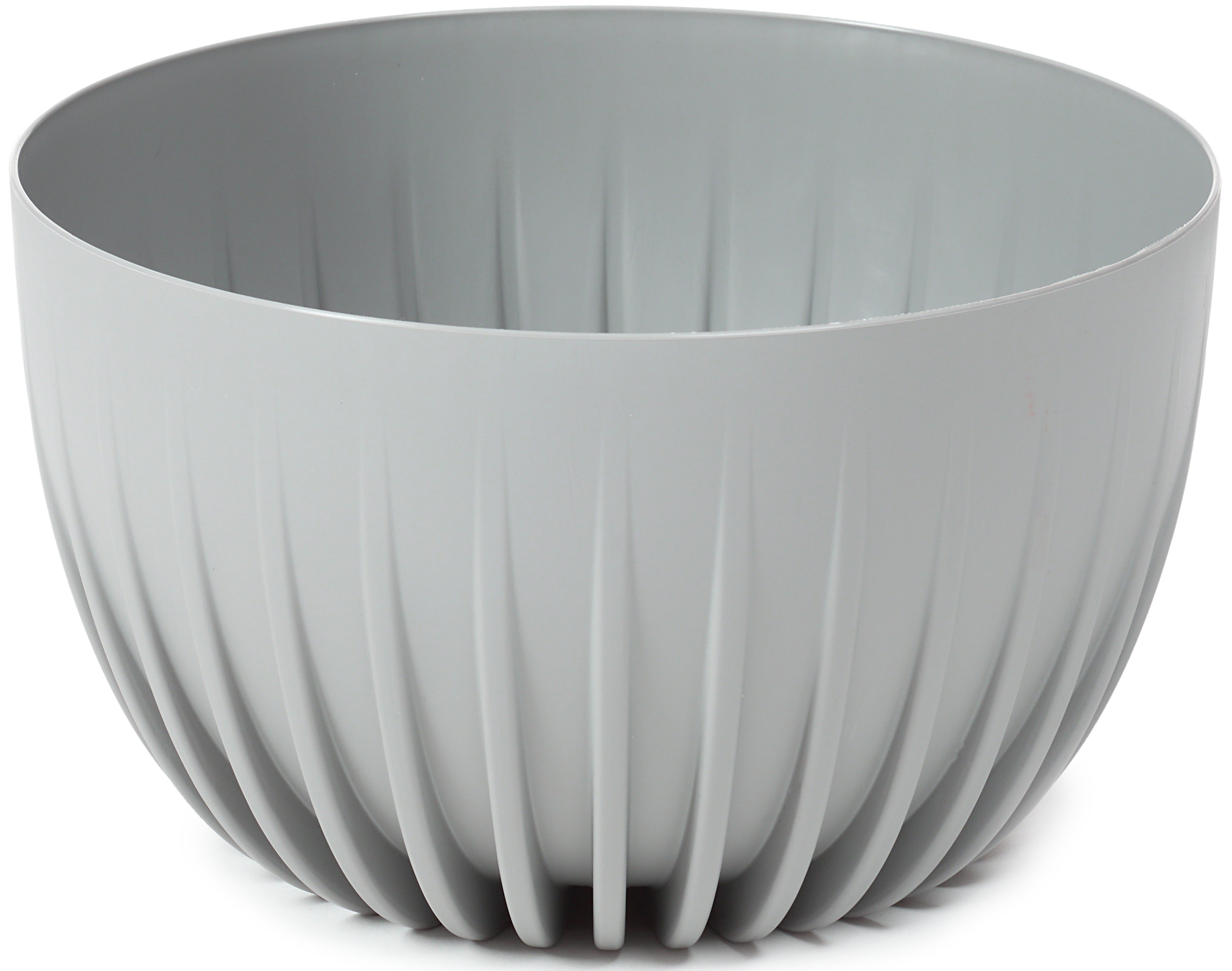 Mira Bowl Pot, Insert and Hole With Plug 240mm Gray