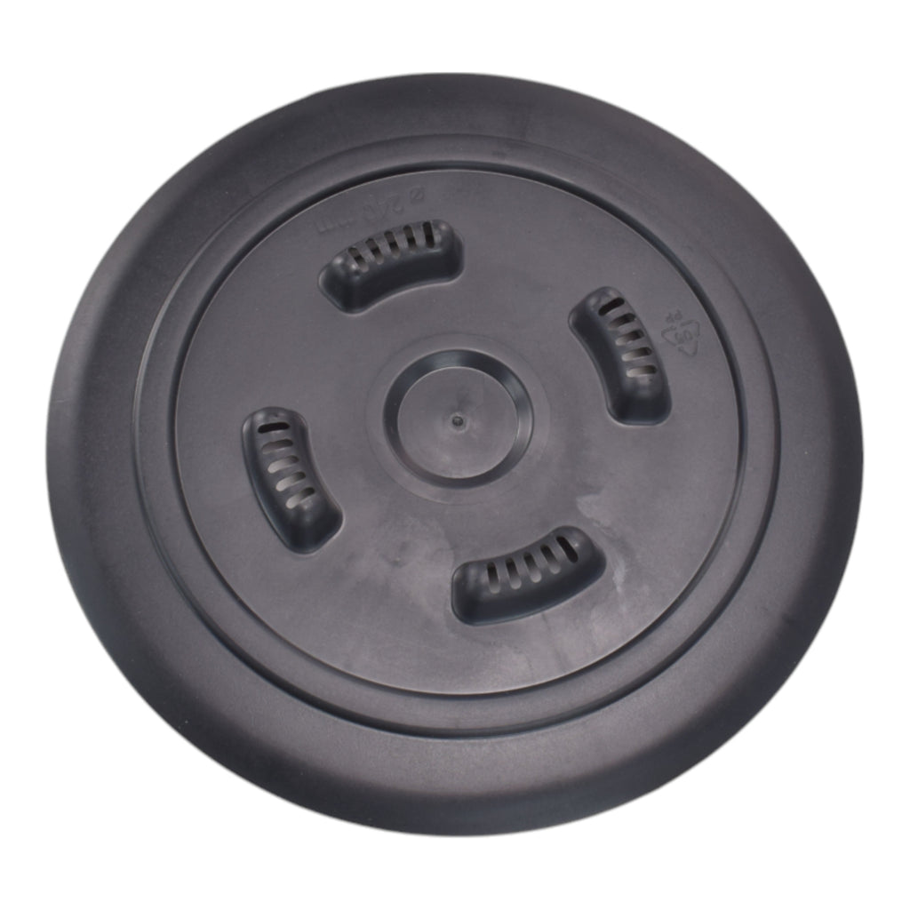 Mira Bowl Pot, Insert and Hole With Plug 240mm Gray