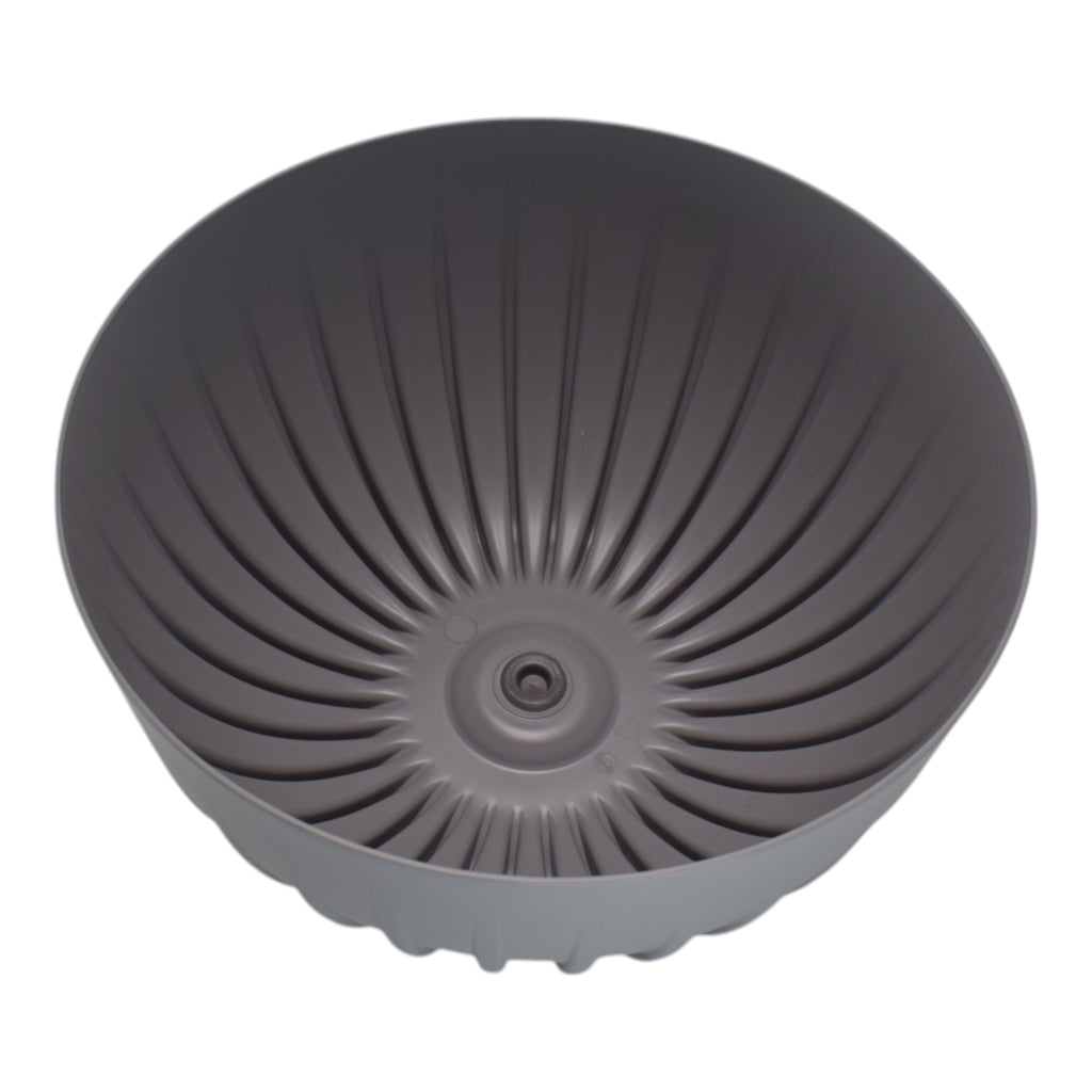 Mira Bowl Pot, Insert and Hole With Plug 240mm Gray