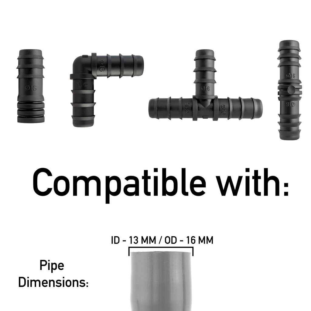 Mix 1/2" Barb Connectors HOZ25