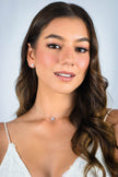 MILESTONE MORGANITE HALO PENDANT IN SILVER