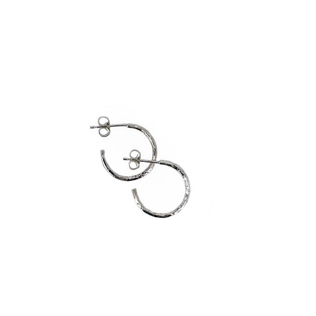 Mini Textured Hoops