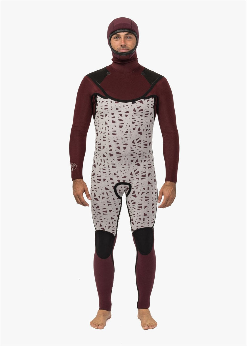 Vissla New Seas 4-3 Hooded U-Zip Wetsuit