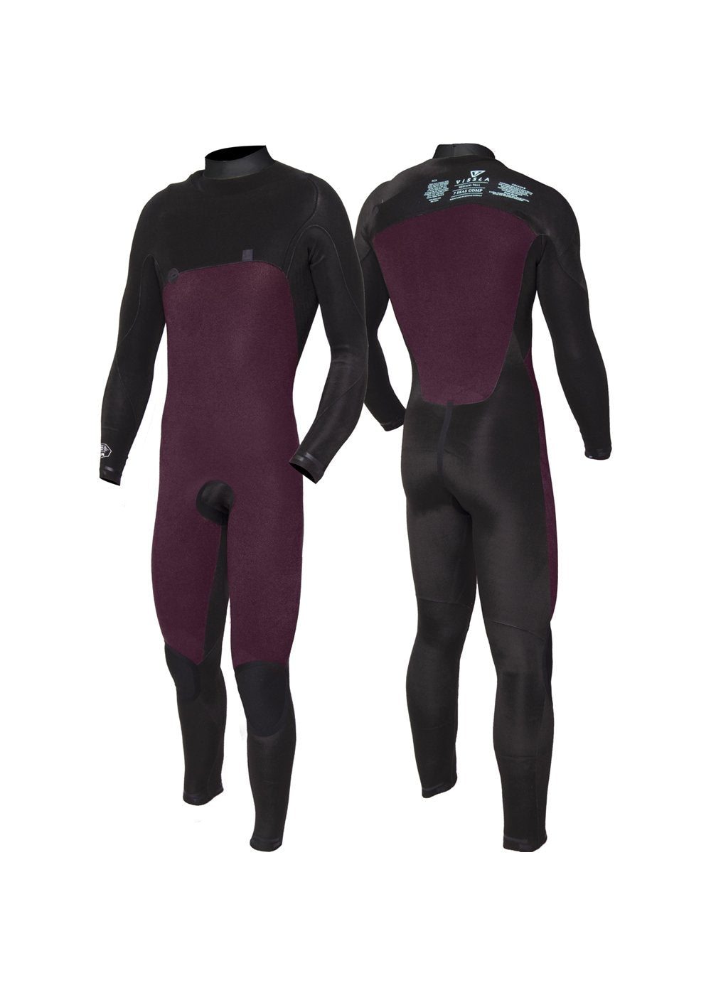 Vissla 7 Seas Comp 4-3 Chest Zip Full Suit
