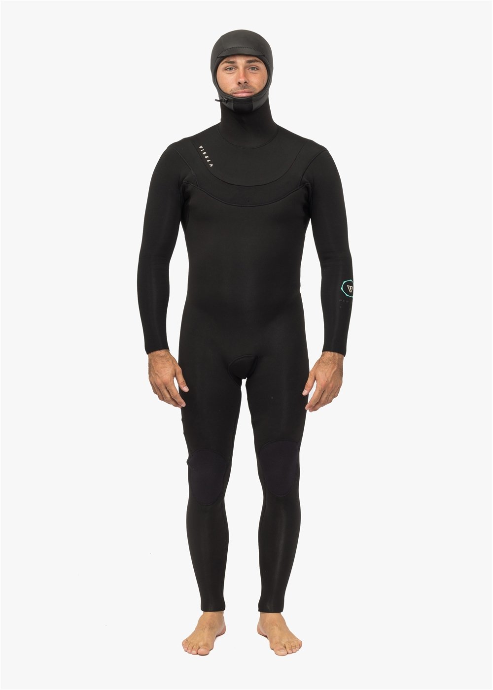 Vissla  New Seas 5-4 Hooded U-Zip Wetsuit
